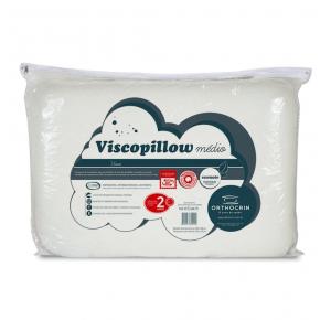 Travesseiro Viscopillow Médio 48x68x12 - Orthocrin